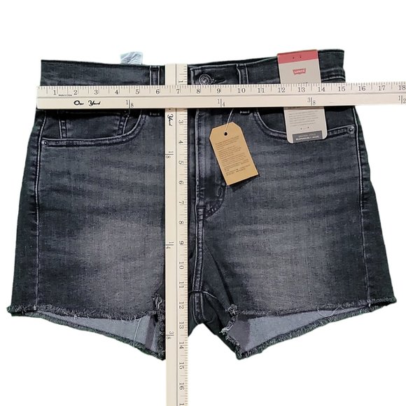 Levis Womens High Rise Shorts Sz 30 - Picture 6 of 6
